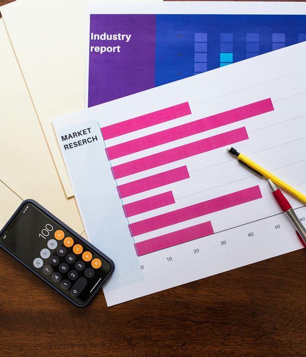 Business analytics dashboard with financial charts and data visualization