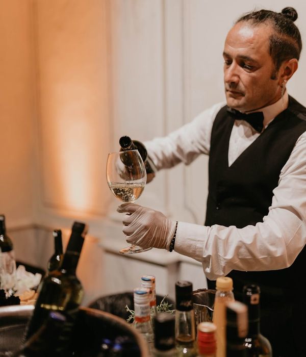 Elegant restaurant dining room with modern decor and professional service